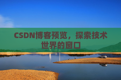 CSDN博客预览,探索技术世界的窗口